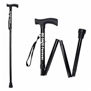folding walking stick for elderly old age people men and women