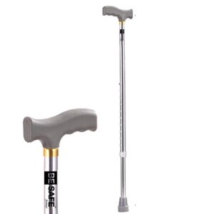 Aluminium Walking stick for elderly old men and women, grey 1